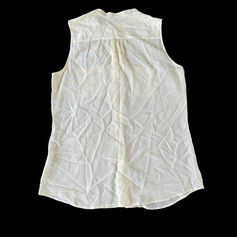 Banana Republic Cream Sleeveless Blouse - Picture 3 of 3